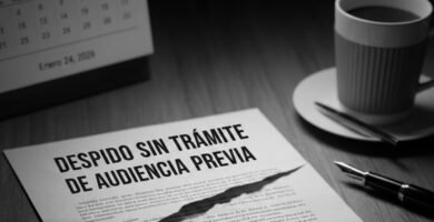 despido sin trámite de audiencia previa